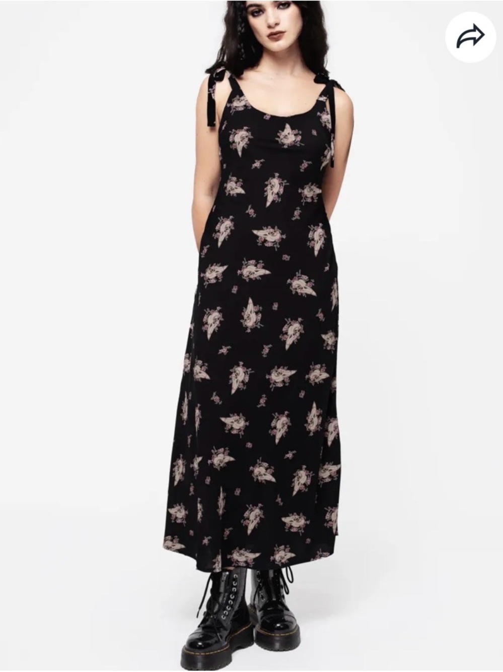 NWOT Disturbia Carrion Midi Cami Dress Size US 10 Never Worn DISCONTINUED